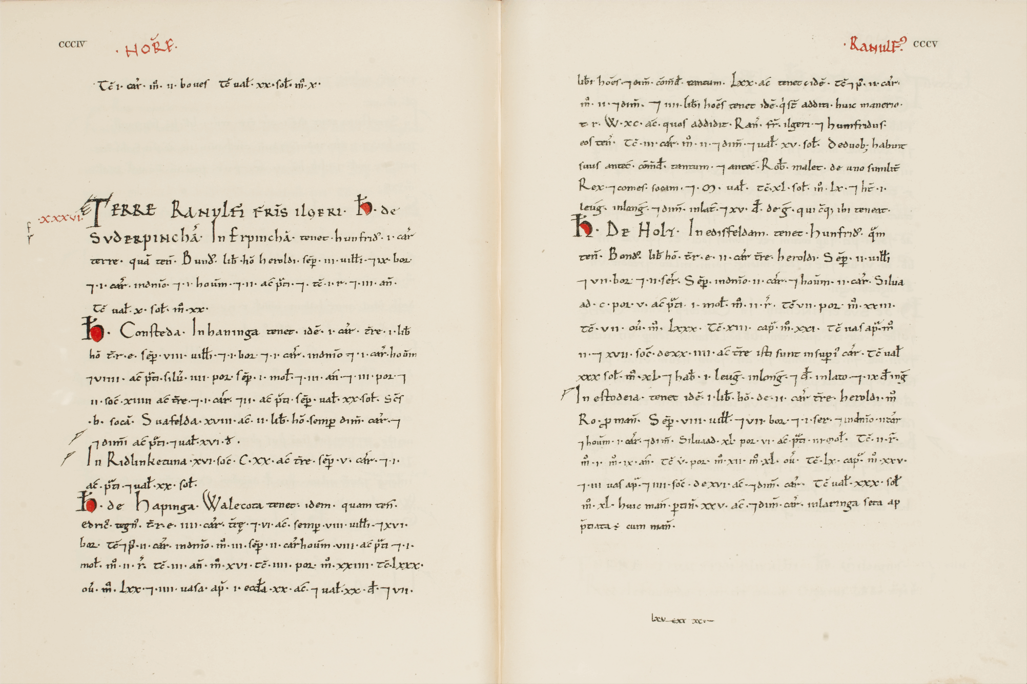 Original folio of Norfolk, page 153 in Domesday Book | Domesday Book